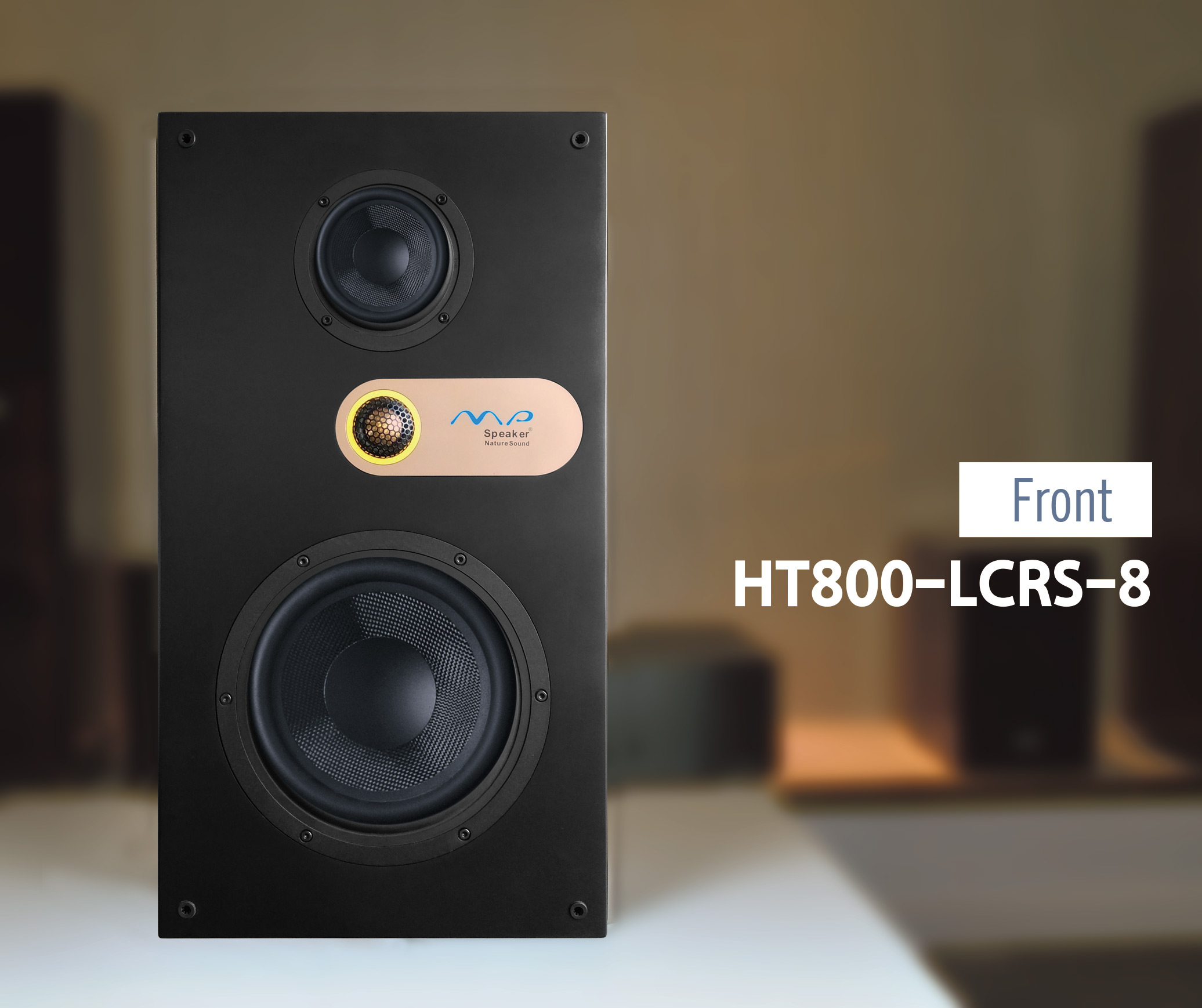 嵌入式三分频高保真影院主音箱MP-HT800-LCRS-8