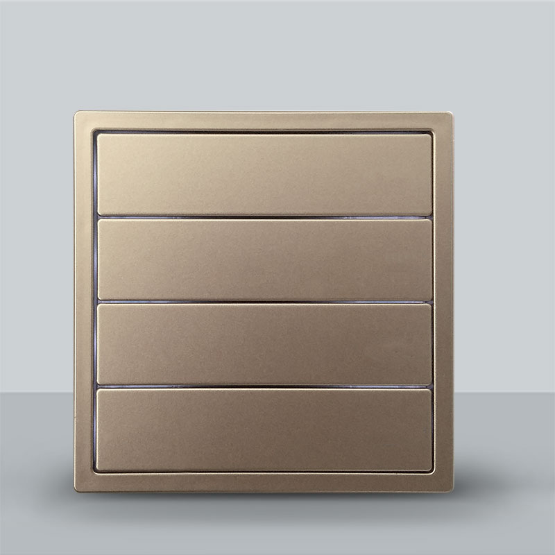 UPIRUP尤仆 KNX-PVC8按键4路1-10V调光面板