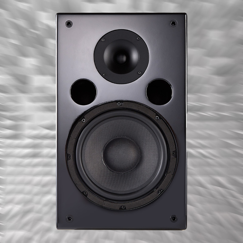 美国魔娜声音响 MoDvw 壁挂号角8寸主音箱黑色钢琴烤漆 MOD-810